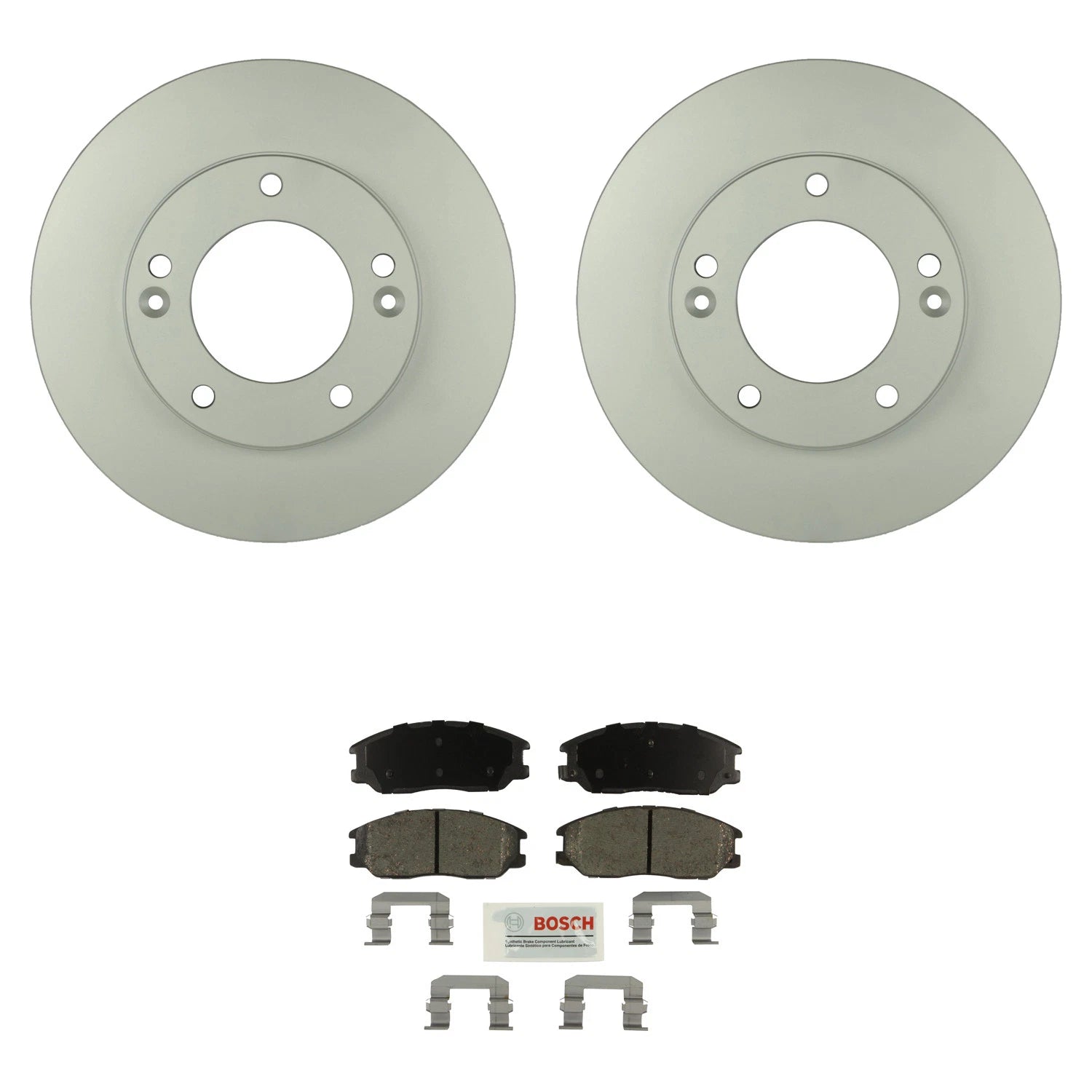 Bosch Front Rotors & Blue Ceramic Disc Brake Pad Kit for Kia Sorento (2003–2006)