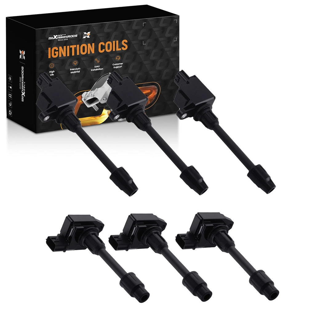 Set of 6 Ignition Coils for Infiniti I30, Nissan Maxima (2000–2001) 22448-2Y001
