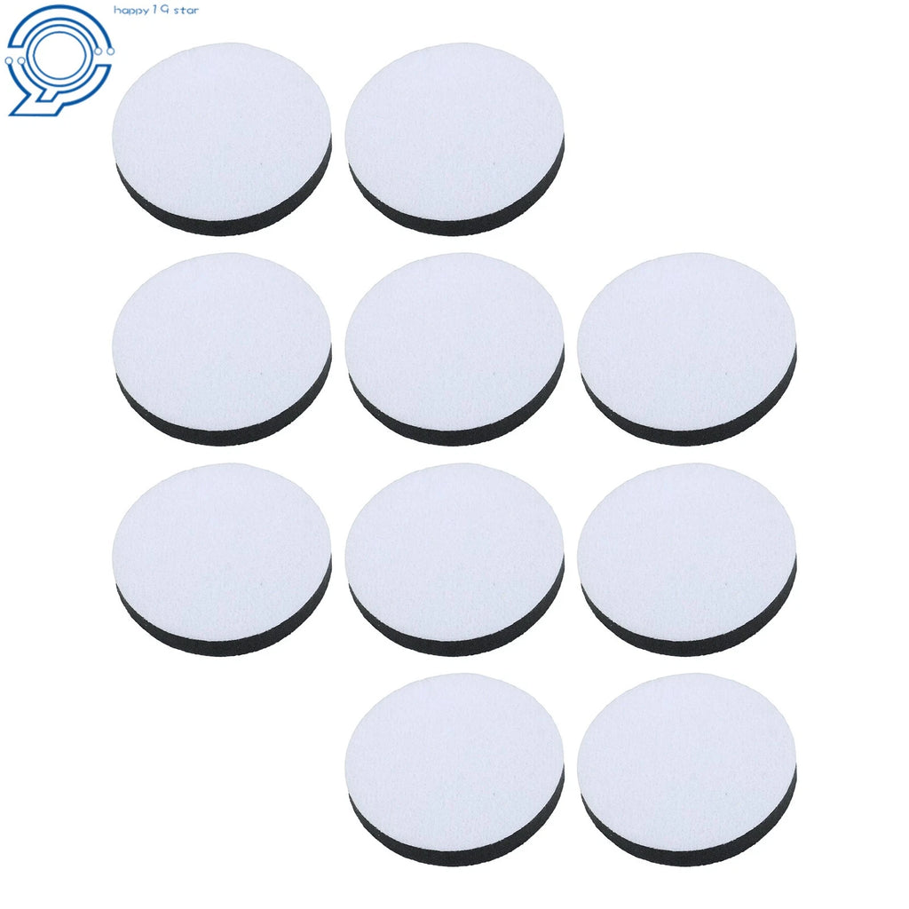 Set of 10 Soft Foam Interface Sponge Pads for Hook & Loop Backing