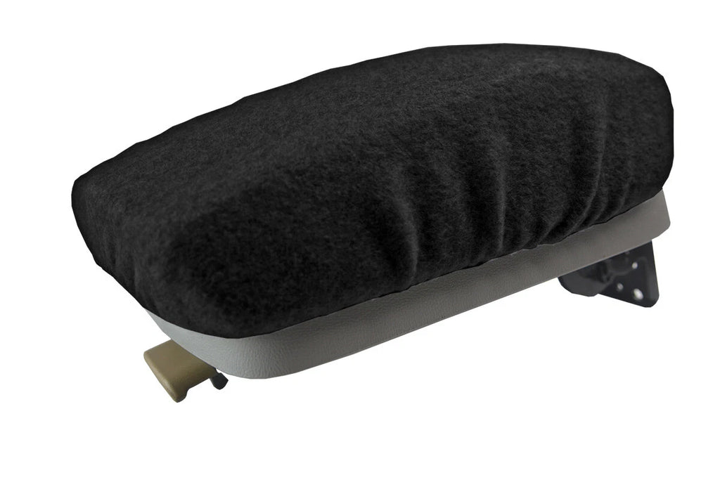 Fleece Console Lid Armrest Cover for Hyundai Sonata (2006–2010) Black