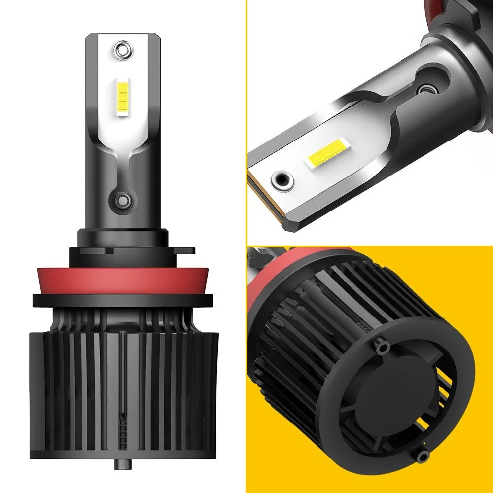 2X AUXITO H11 LED Headlight Kit for H11 (6000K White)