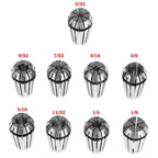 9Pcs ER16 Spring Collet Set for CNC Milling Lathe (No Year Specified)