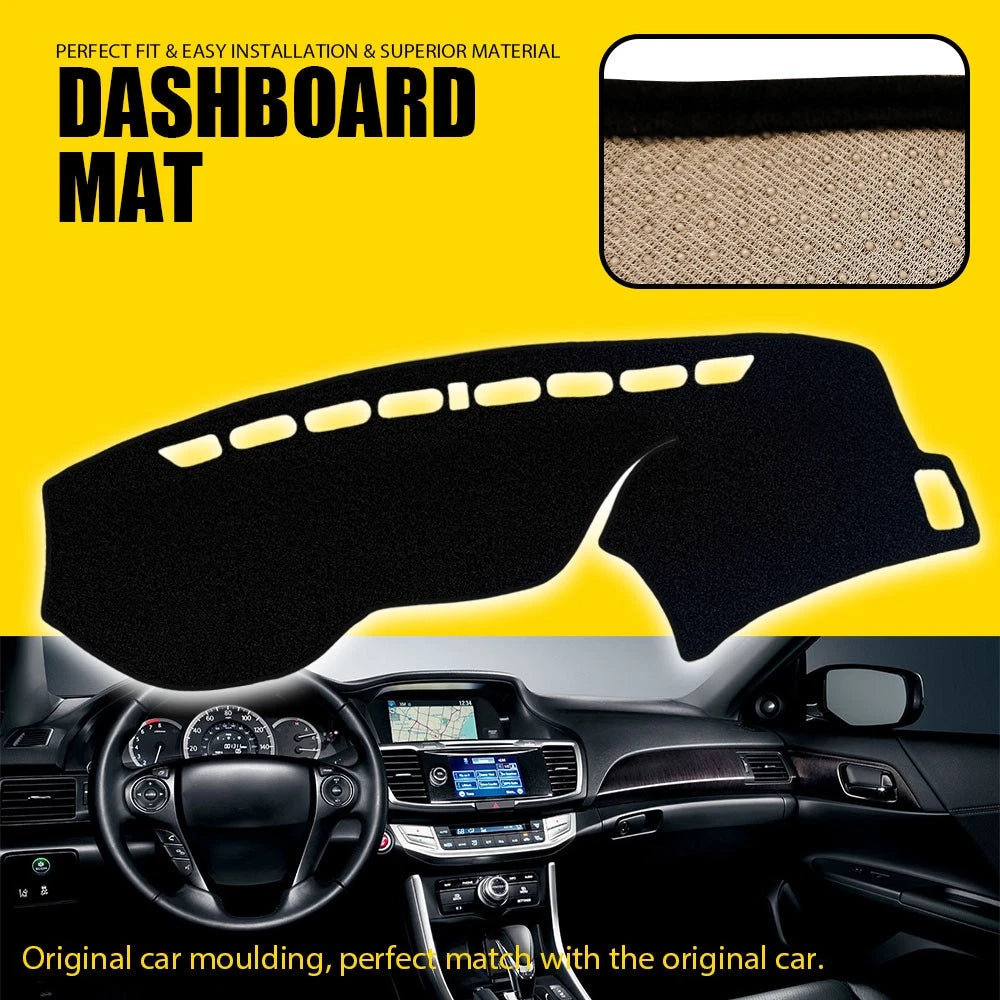 Dash Cover Mat for Honda Accord 4-Door Sedan (2013–2017) - Black