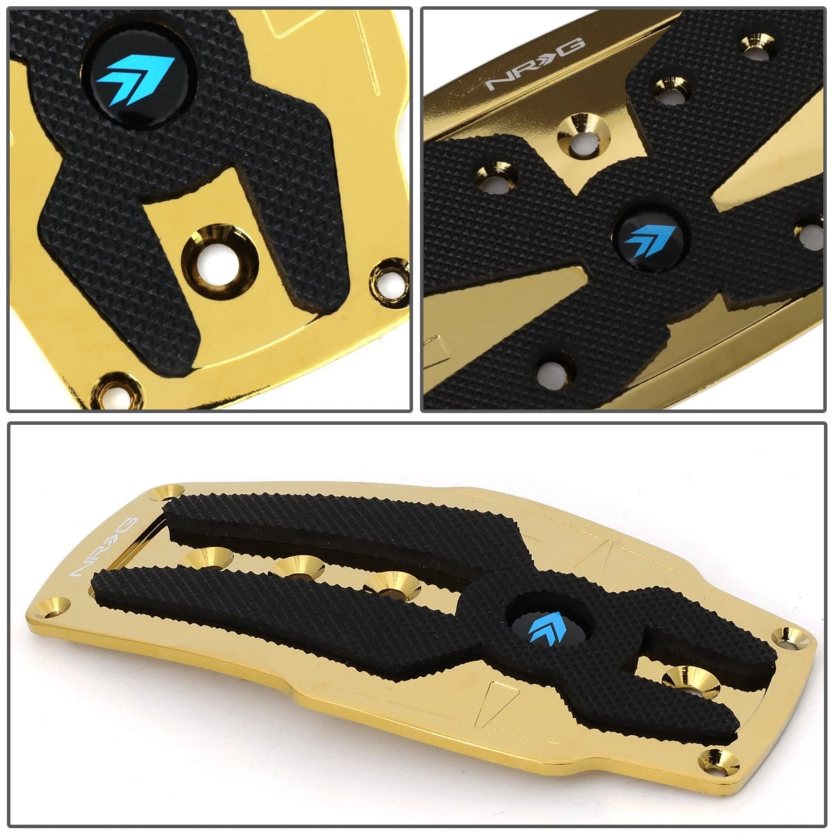 NRG Innovations PDL-250CG Aluminum AT Foot Pedal Cover for Universal Fit (2010–2023)