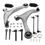 Front Strut Control Arms Sway Bar Tie Rod End Link Kit for Honda Odyssey (2005–2007)