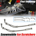 Ice Scratchers with Carbide Tips for Snowmobile (Reverse Compatible)