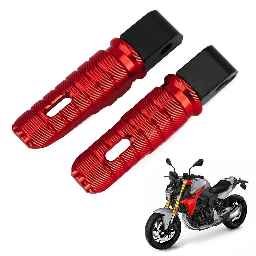Rear Footrests Foot Pegs for BMW R Ninet F900R F900XR R1200R R1200RS R1250R (2014–2023) Red