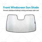 Front Windscreen Sun Shade for Ford Ranger P703/U704 (2022–2022)