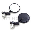 1" Bar End Mirrors for Harley (Carbon Fiber Style)
