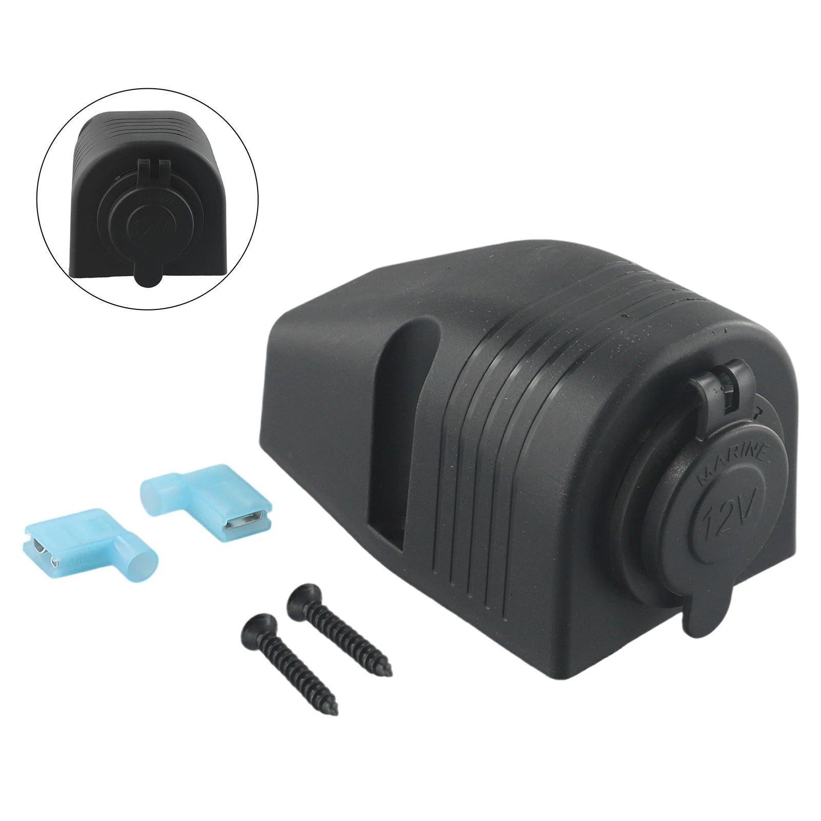 Power Socket Mount for Car Boat 12V (Waterproof Design)