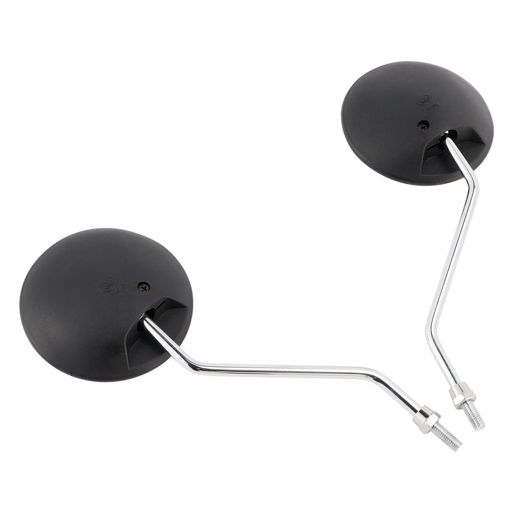 Round Black Chrome Arm Mirror 8mm for Honda NA/NC/NN/NQ/NX/PA/SE/TG50 C70