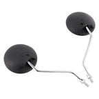 Round Black Chrome Arm Mirror 8mm for Honda NA/NC/NN/NQ/NX/PA/SE/TG50 C70