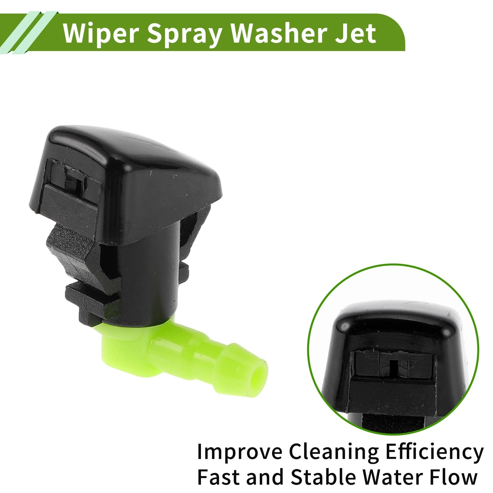 Windshield Washer Nozzle with Hose Connector for Toyota (No. 8538104030)