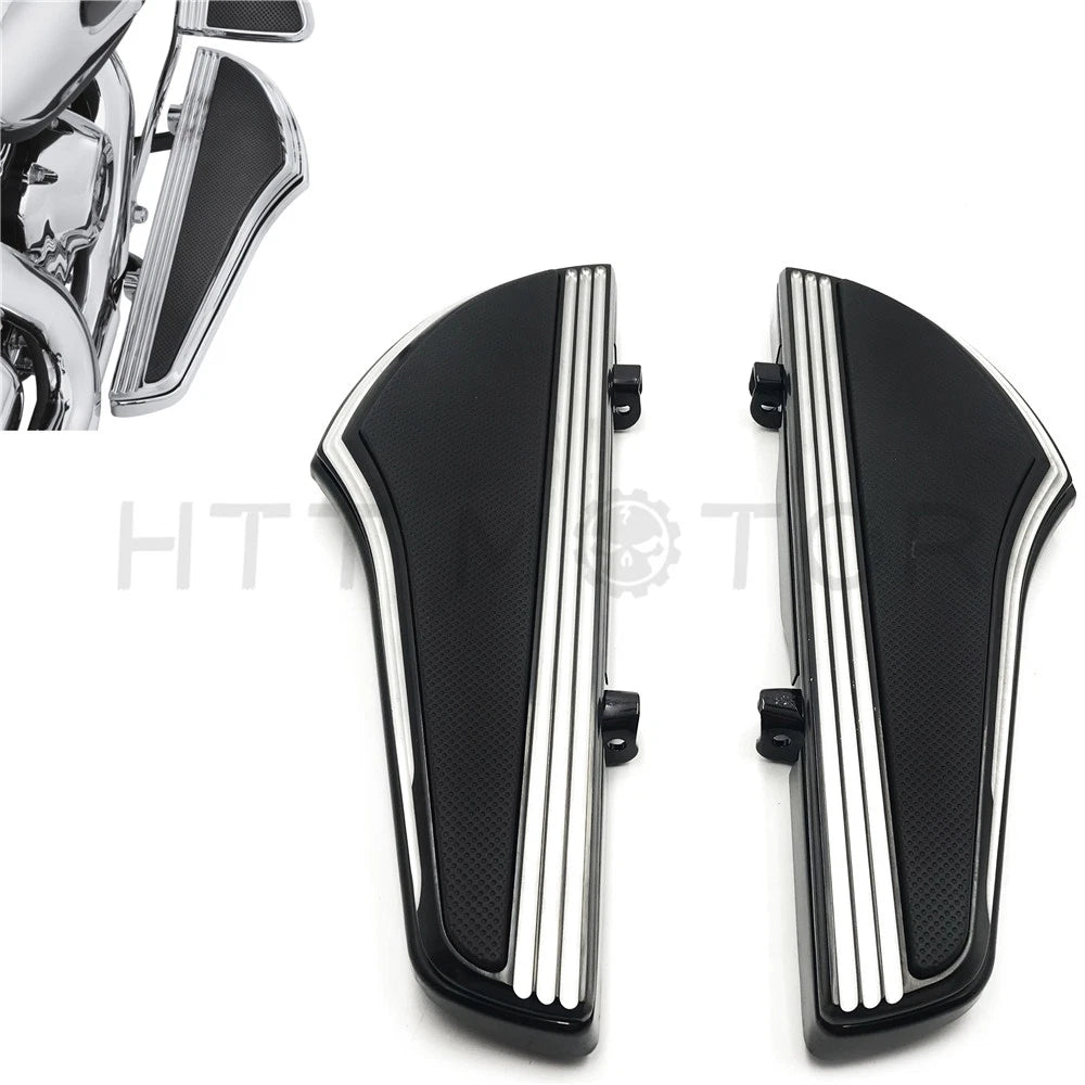 Shark Fin Front Driver Footboard for Harley Road King (2009–2013) & Softail (2000–2017)