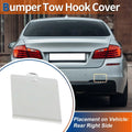 Tow Hook Cover for BMW 5 Series F10 Rear Bumper Pure White