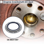 1 Pc Crankshaft Oil Seal with Flange for Mitsubishi 4D31T (No.ME011867)
