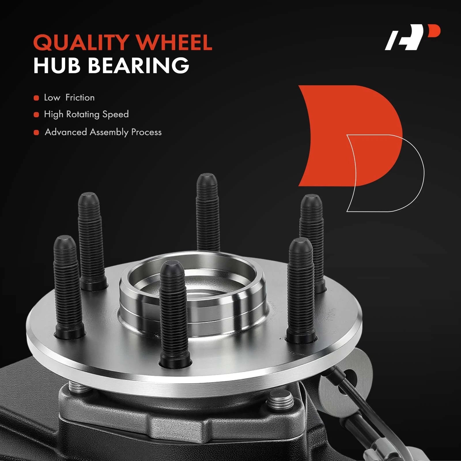 Front Left Steering Knuckle & Hub Bearing for Chevrolet Silverado 1500 (2007–2018)