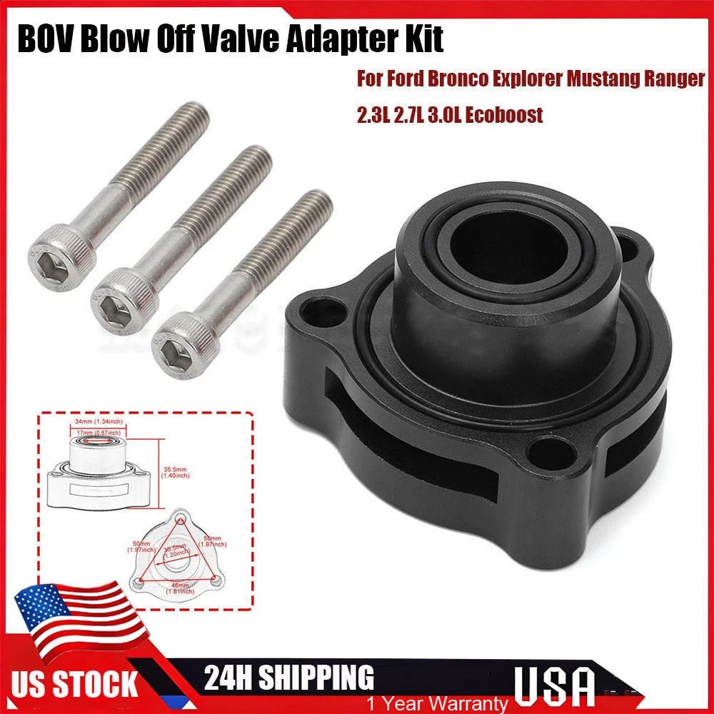 BOV Blow Off Valve Adapter Kit for Ford Bronco Explorer Mustang Ranger (2015–2023)