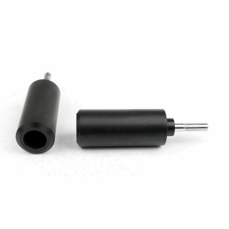 Frame Sliders Crash Protector for Yamaha FZ6 (2004–2009) No Cut Black Extended