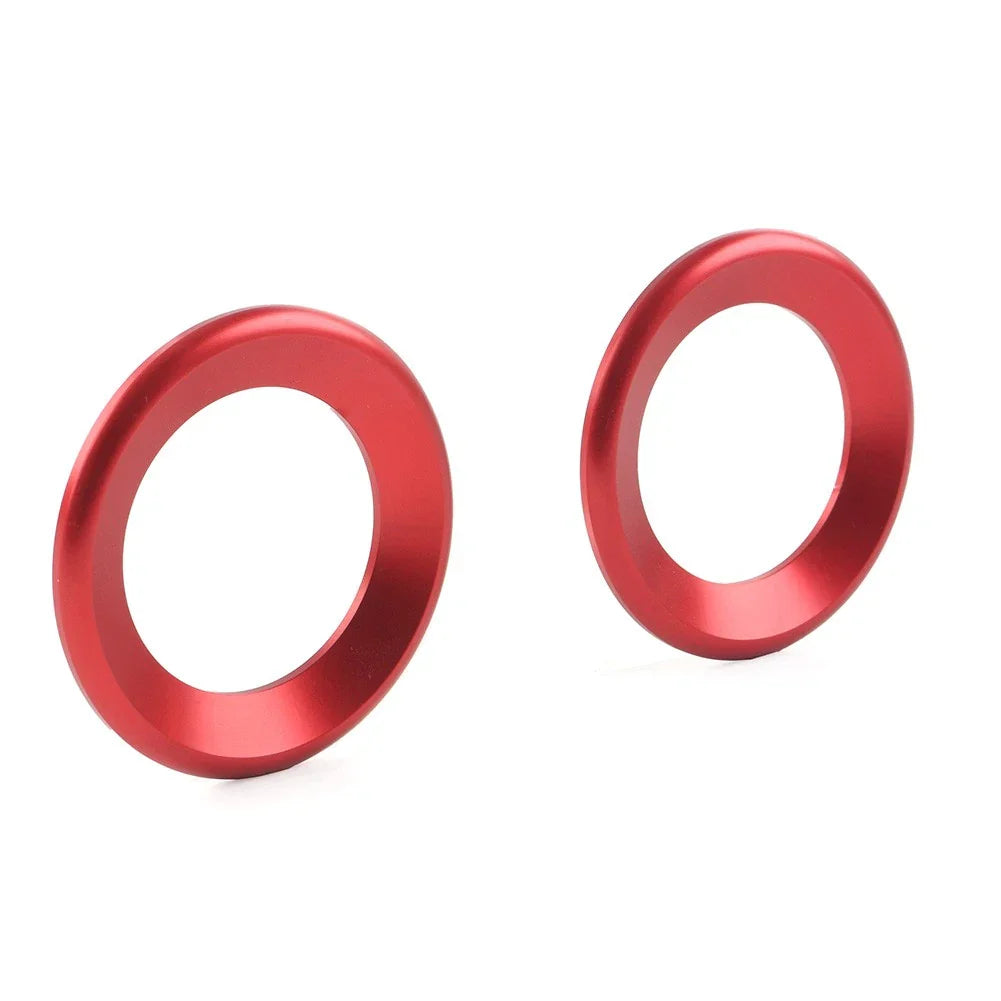 A Pillar Horn Ring Cover Red for Honda Civic 2016-2021 (2 Pcs)