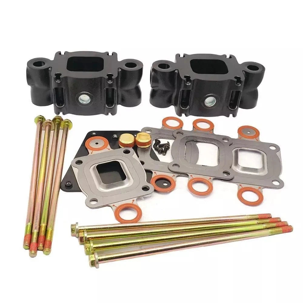 Dry Joint Exhaust Riser Spacer Kit 3" for Mercruiser V6 V8 (864929A3, 864929A1)
