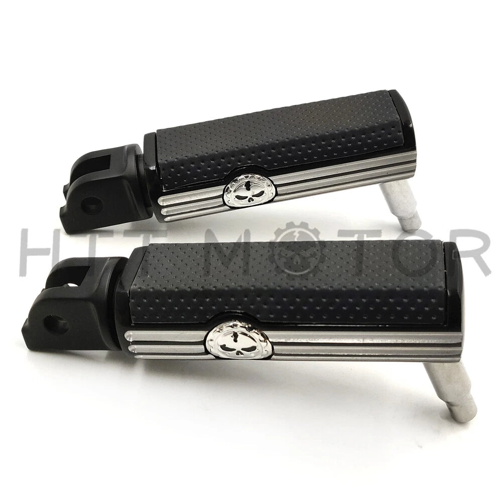 Defiance Rider Footpegs for Harley Breakout FXBR 114 FXBRS (2018–2019) Black Anodized
