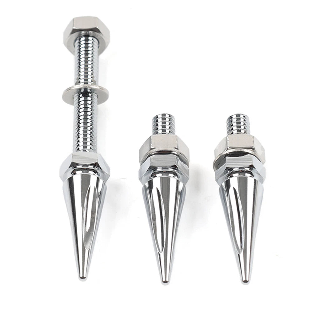 Chrome Windshield Spike Bolts for Harley Street Glide Electra Tri Glide (2014–2023)