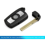 Car Key Fob Shell Case KR55WK49127 for BMW 1 3 5 6 7 Series (E90 E91)