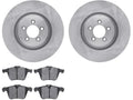 Front Brake Pad and Rotor Kit for Jaguar XJR (2006–2009) XY375NN