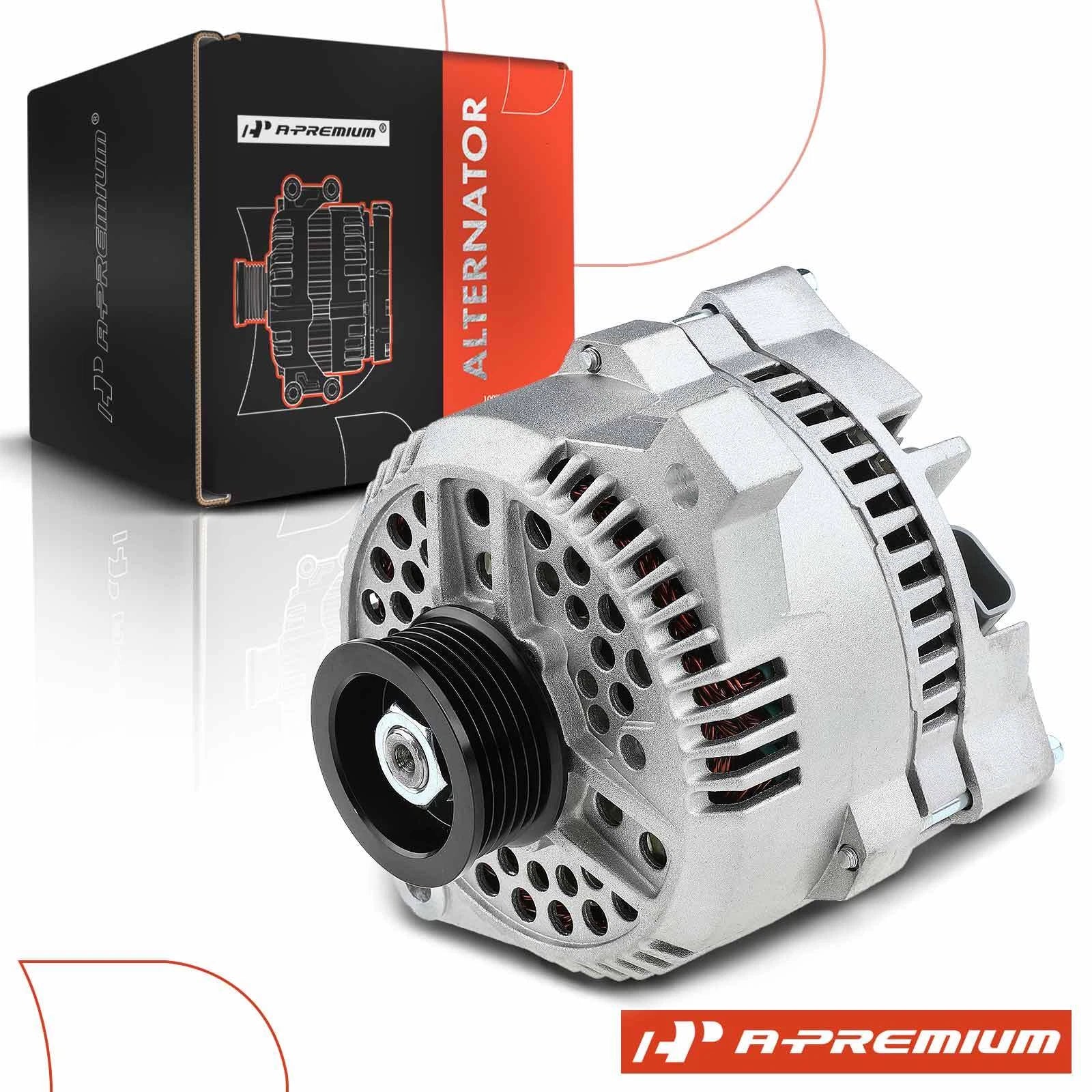 Alternator for Ford Mustang (1994–1995) V8 5.0L 130A 6-Groove