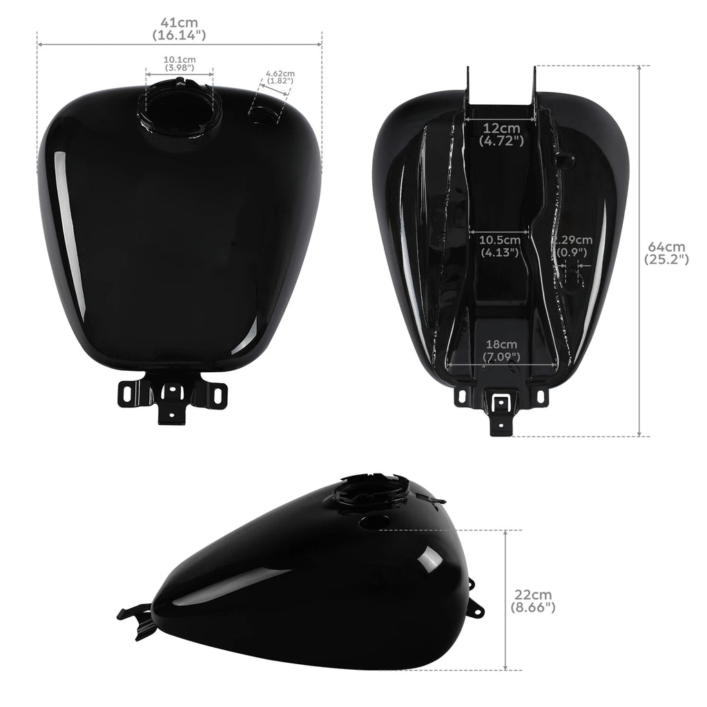 6 Gallon Fuel Gas Tank for Harley Touring CVO Electra Road Glide (2014–2023)