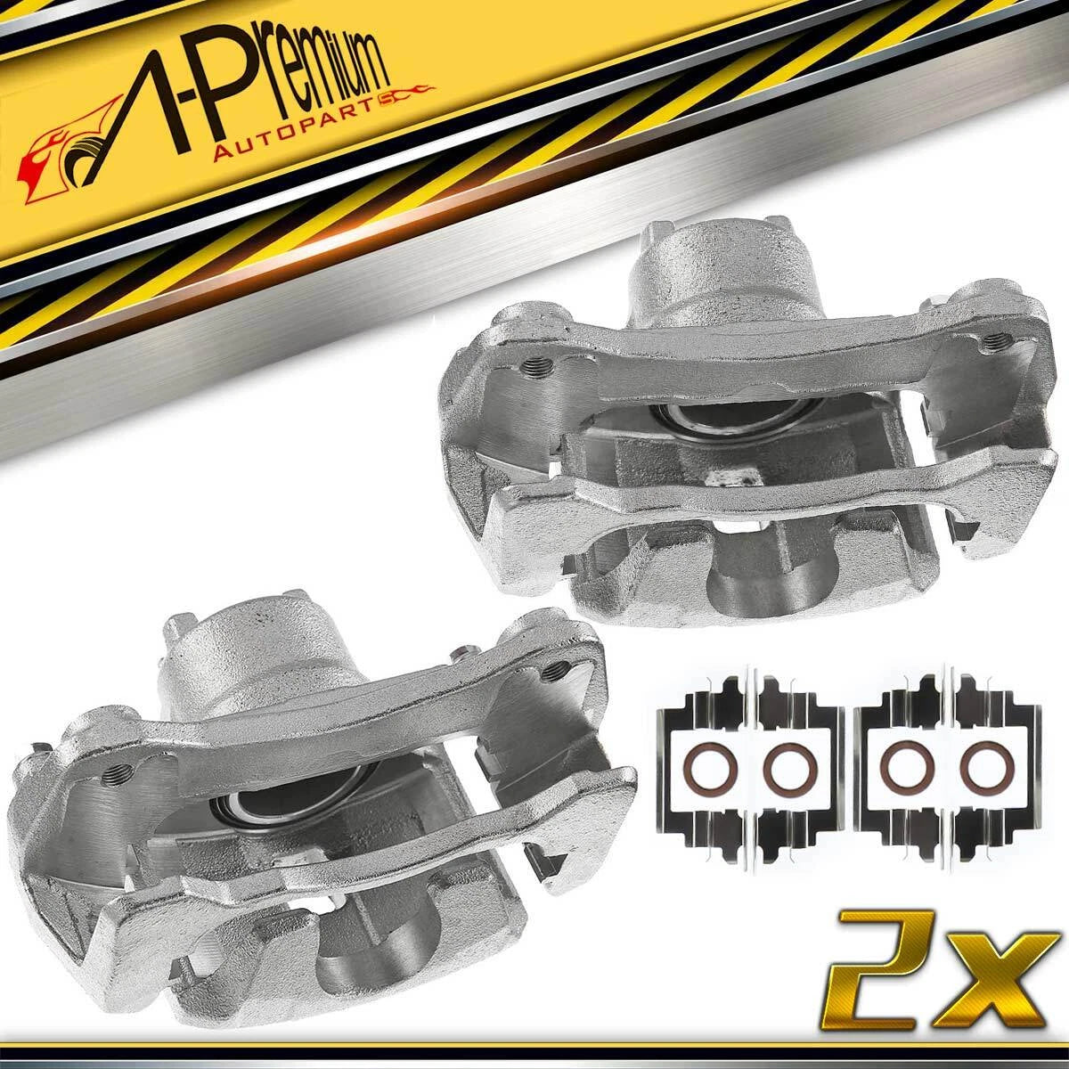 Pair Front Disc Brake Calipers for Chrysler Sebring (2001–2005)
