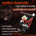 Ignition Lock Cylinder Switch & Housing with Keys for Kia Rio (2021–2023)