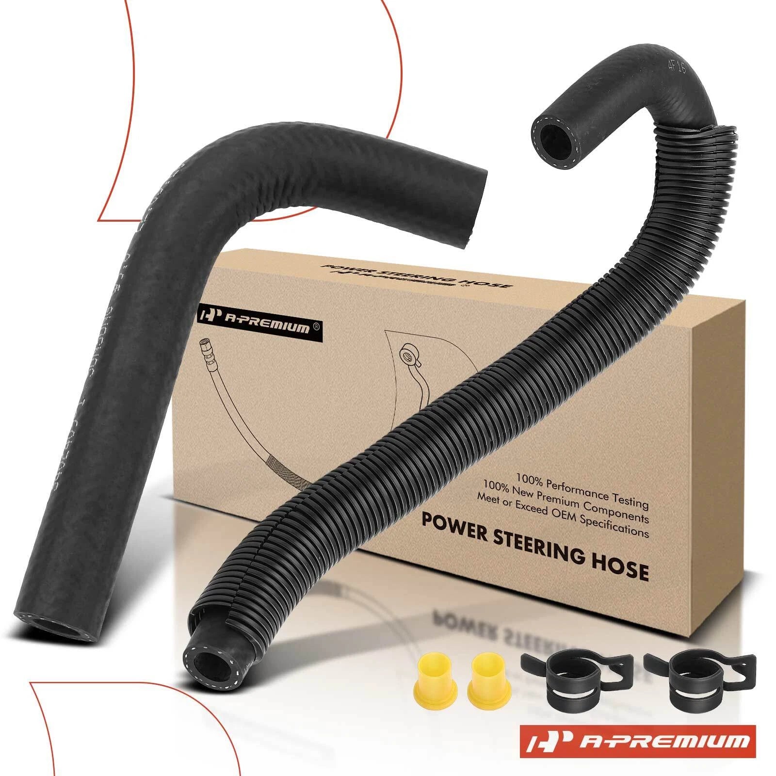 2X Power Steering Return & Reservoir Line Hose for Nissan Sentra (1991–1994)