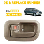 Interior Door Handle for Toyota Sienna (1998–2003) Beige