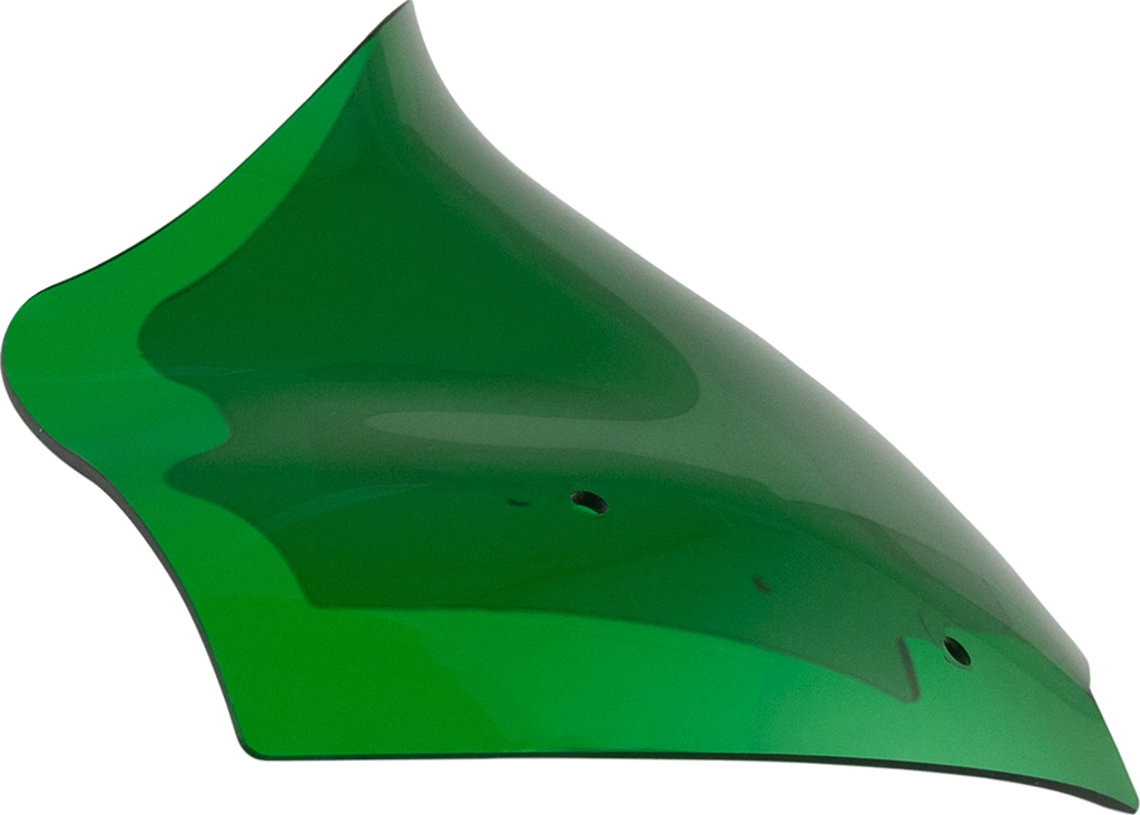 Klock Werks Kolor Flare Windshield 10" Green for FLTR (2018–2023) KWW-01-0718