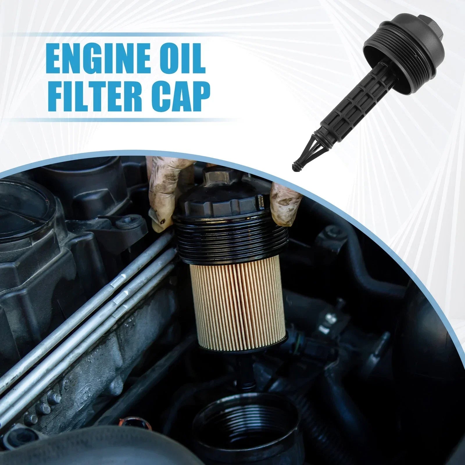 Engine Oil Filter Housing Cover Cap for BMW E46 320d (2001-2005)