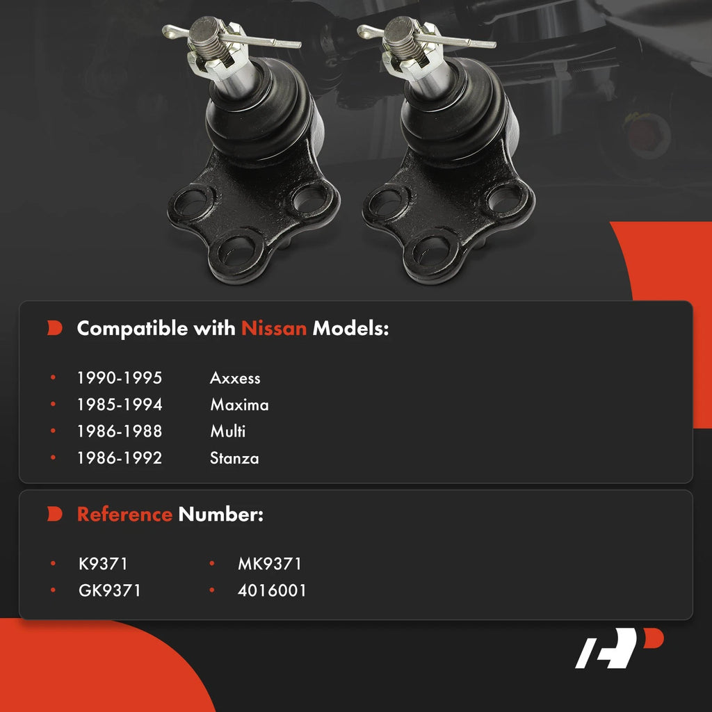 2X Front Lower Ball Joint Kit for Nissan Maxima (1985-1994)
