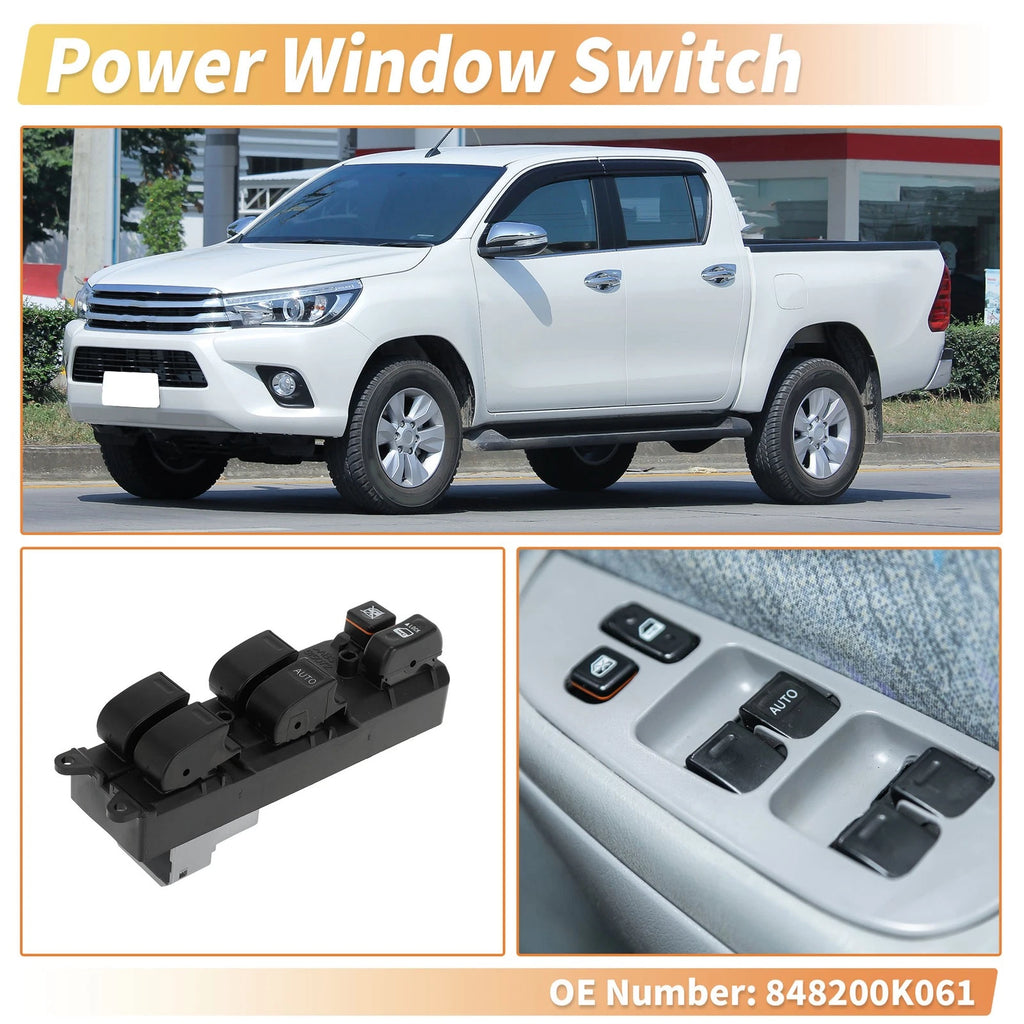 Power Window Switch for Toyota Hilux (2004–2009) No. 848200K061