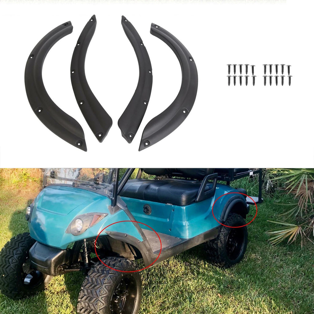 Fender Flares for Yamaha Drive G29 (2007–2016) Front & Rear W/ Screws