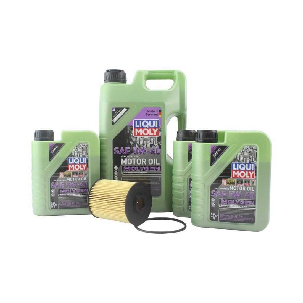Oil Change Kit for Audi A8 Quattro 4.2L (2010–2017) - Liqui Moly 5W-40, Mahle