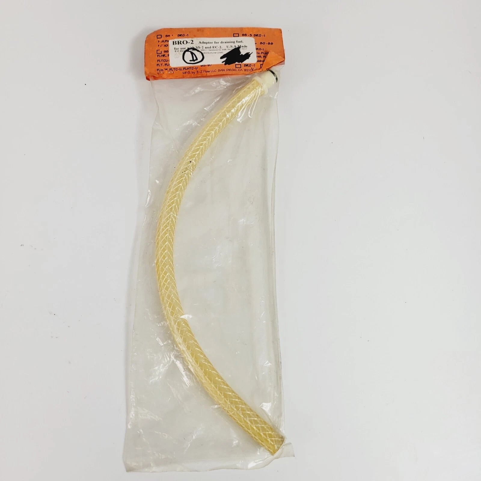EZ Flow Adapter for Motorcycle Fuel Gas Tank Drain BRO-2