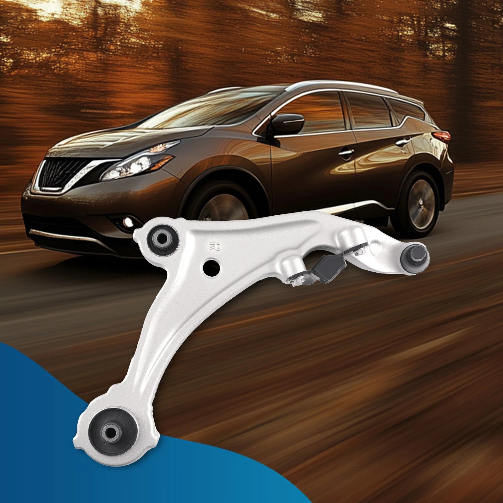 Passenger Side Suspension Control Arm w/ Ball Joint for Nissan Murano (2009–2014)