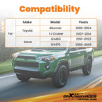 Front Upper Control Arm for 4Runner FJ Cruiser GX460 GX470 (2003–2023)