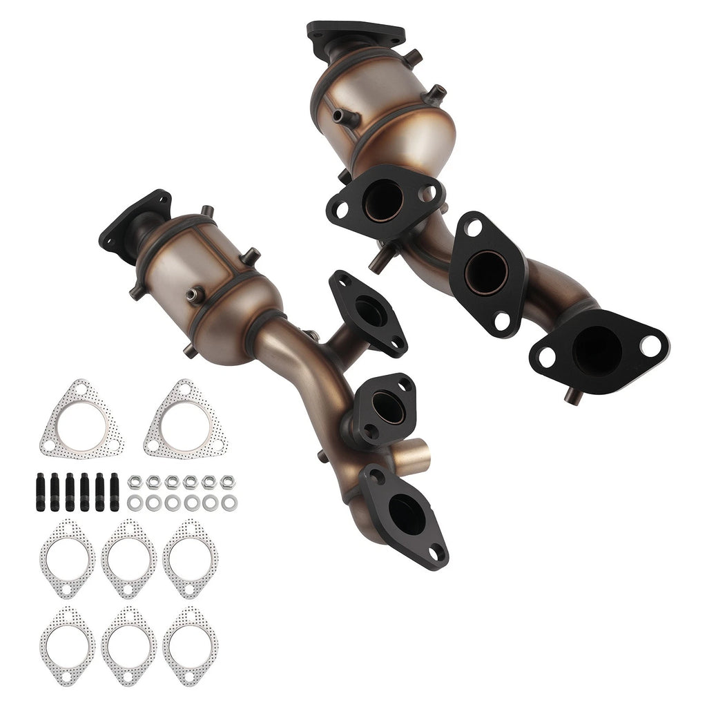Pair Catalytic Converters for Nissan Xterra/Frontier (2002–2004) 3.3L EPA