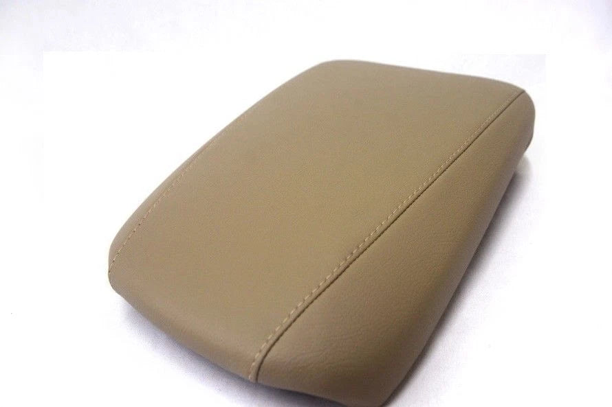Leather Synthetic Center Console Armrest Cover for Acura MDX (2014–2020) Beige