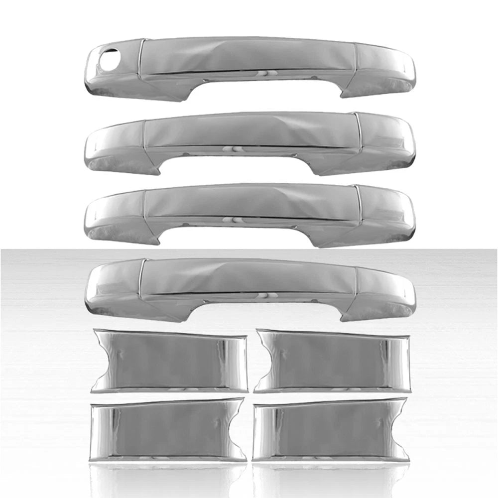4dr Door Handle Cover Set for 2007-2014 GMC Yukon XL - Chrome