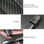 Carbon Fiber Style Door Handle Cover for Mitsubishi Lancer EX EVO (2010-2017)