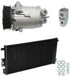 AC Compressor Kit With Condenser for Saturn Aura 2.4L Hybrid (2009–2009)