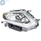 Chrome Headlight for Nissan Rogue (2014-2016) Halogen Clear Lens Right